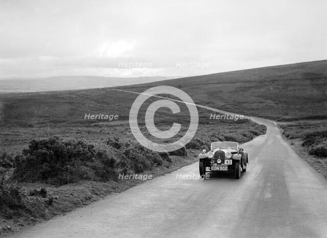 Morgan of LH Coney, winner of a silver award at the MCC Torquay Rally, July 1937. Artist: Bill Brunell.