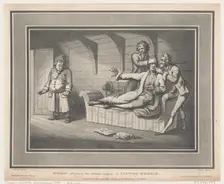 Morgan Offending The Delicate Organs of Captain Whiffle, May 12, 1800., May 12, 1800. Creator: Thomas Rowlandson