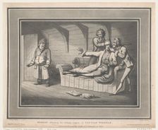 Morgan Offending The Delicate Organs of Captain Whiffle, May 12, 1800., May 12, 1800. Creator: Thomas Rowlandson