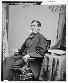 Morgan Calvin Hamilton of Texas, between 1860 and 1875. Creator: Unknown