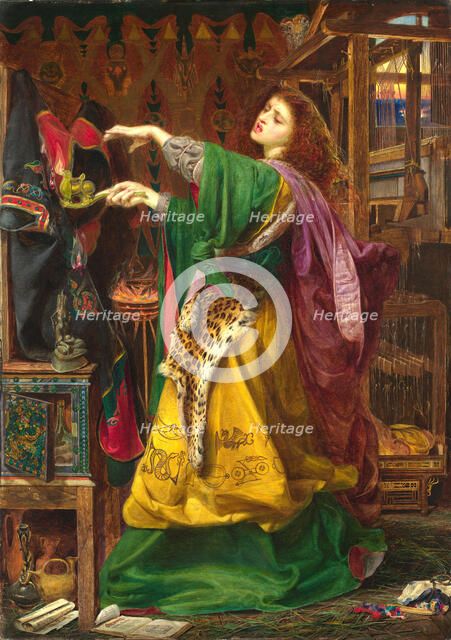 Morgan-le-Fay, 1864. Creator: Frederick Augustus Sandys.