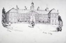 Morden College, Greenwich, London, c1832. Artist: William Day