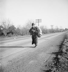 More than twenty-five years a bindle-stiff..., Napa Valley, California, 1938. Creator: Dorothea Lange