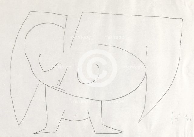 More bird (Mehr Vogel), 1939. Artist: Klee, Paul (1879-1940)