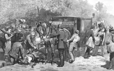 '"More Frightened Than Hurt" , 1890. Creator: John Charlton