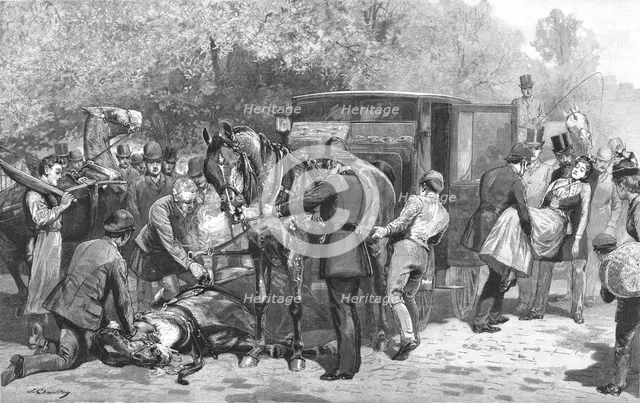 ''"More Frightened Than Hurt" ', 1890. Creator: John Charlton.