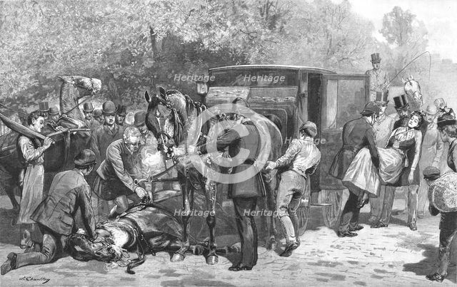 ''"More Frightened Than Hurt" ', 1890. Creator: John Charlton.
