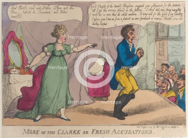 More of the Clarke or Fresh Accusations, July 14, 1809., July 14, 1809. Creator: Thomas Rowlandson.