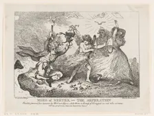 More of Werther-The Separation: Charlotte Preserved from Destruction by Albert and ..., May 6, 1786. Creator: Thomas Rowlandson