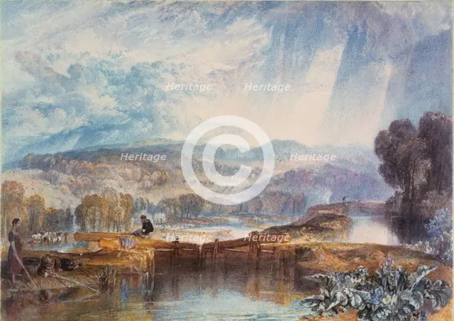 'More Park near Watford', 1823. Artist: JMW Turner
