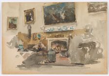 Moreby Hall, 1882-1884. Creator: James Abbott McNeill Whistler