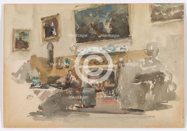 Moreby Hall, 1882-1884. Creator: James Abbott McNeill Whistler.