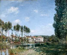 Moret, on the Banks of the Loing 1892. Artist: Alfred Sisley