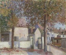 Moret-sur-Loing (Rue de Fosses) 1892. Artist: Alfred Sisley