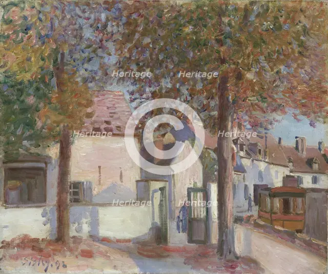 'Moret-sur-Loing (Rue de Fosses)', 1892. Creator: Alfred Sisley.