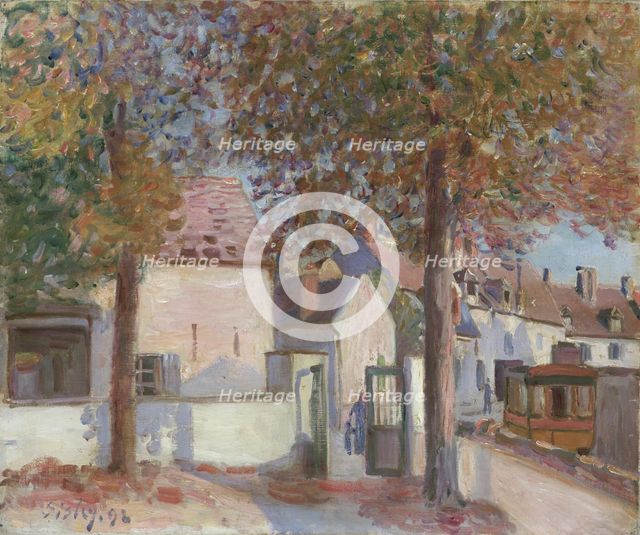 'Moret-sur-Loing (Rue de Fosses)', 1892. Creator: Alfred Sisley.