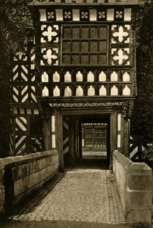 Moreton Old Hall, Congleton 1920. Creator: Unknown
