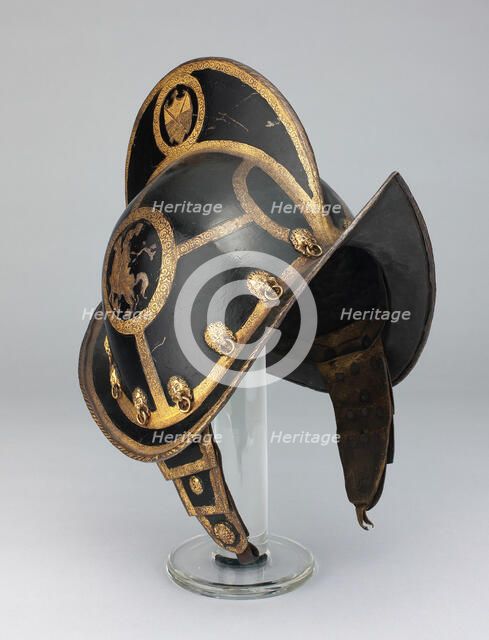 Morion for the Bodyguard of the Elector of Saxony, Nuremberg, c. 1580. Creator: Hans Michel.