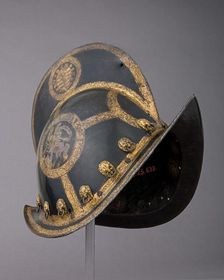 Morion for the Bodyguard of the Prince-Elector of Saxony, German, Nuremberg, ca. 1570. Creator: Martin Schneider