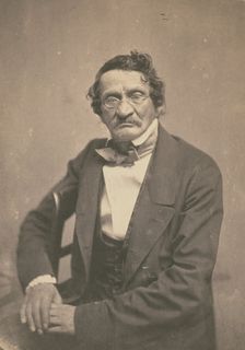 Moritz Saphir, litterateur allemand, 1855-1858. Creator: Nadar