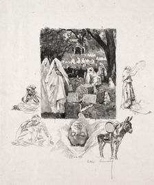 Moroccan Sketches. Creator: Alexandre Lunois (French, 1863-1916)