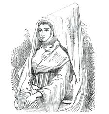 Morocco Jewess with veil, 1844. Creator: Unknown