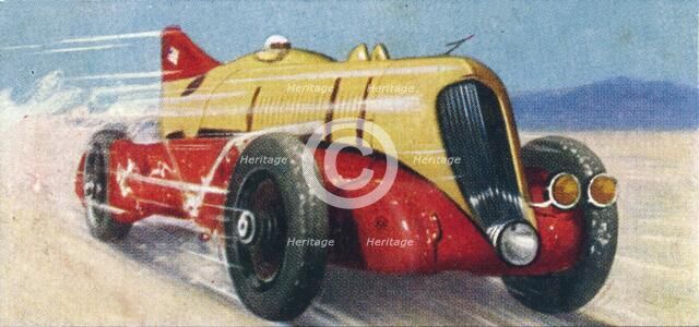 ''Mormon Meteor (A Jenkins)', 1938. Artist: Unknown.