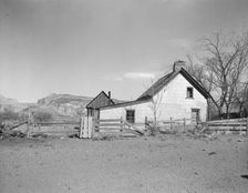 Mormon village home, Escalante, Utah, 1936. Creator: Dorothea Lange