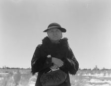 Mormon woman (native of Denmark), Widtsoe, Utah, 1938. Creator: Dorothea Lange