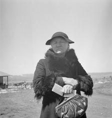 Mormon woman (native of Denmark), Widtsoe, Utah, 1938. Creator: Dorothea Lange