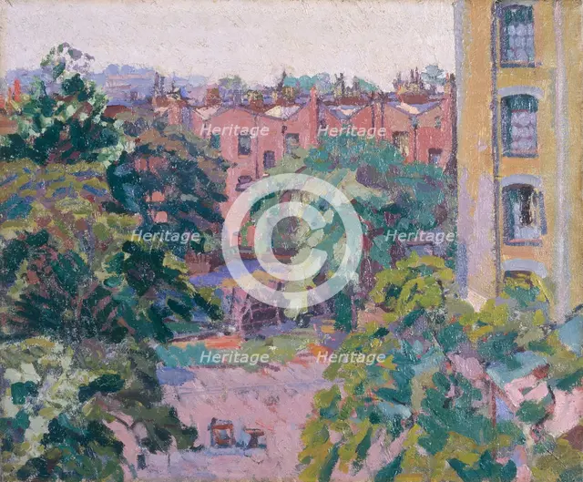 'Mornington Crescent', c1912. Creator: Harold Gilman.