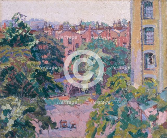 'Mornington Crescent', c1912. Creator: Harold Gilman.