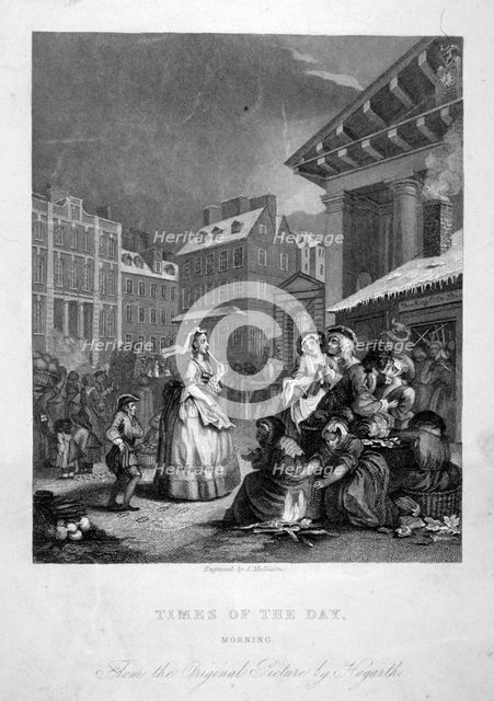 'Morning', 1738. Artist: J Mollison