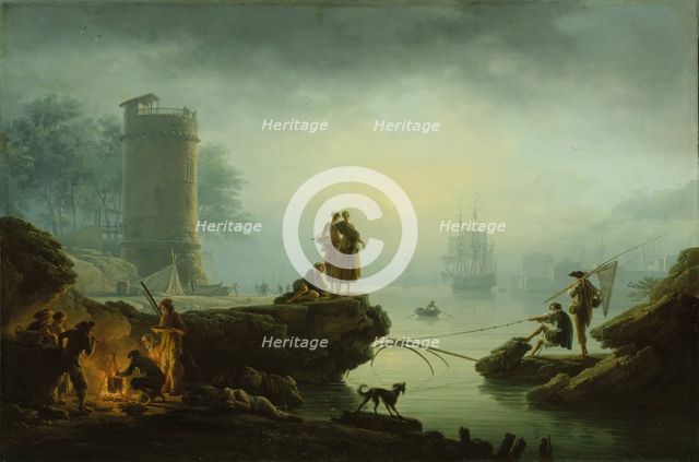 Morning, 1760. Creator: Claude-Joseph Vernet.