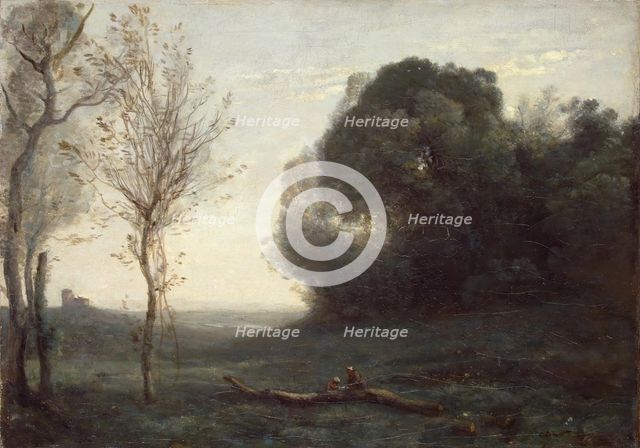 Morning, 1860. Creator: Jean-Baptiste-Camille Corot.