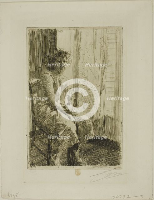 Morning, 1891. Creator: Anders Leonard Zorn.