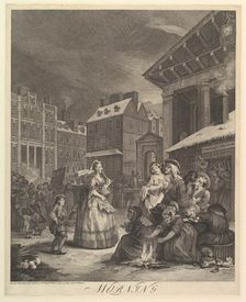 Morning: The Four Times of the Day, March 25, 1738. Creator: William Hogarth