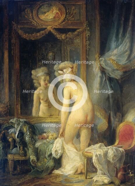 Morning Toilet, 1780-1820. Creator: Jean Frederic Schall.