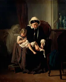 Morning Toilet 1854. Artist: Jules Treyer