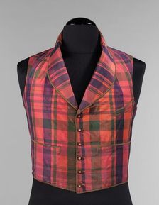 Morning vest, American, 1850-59. Creator: Unknown