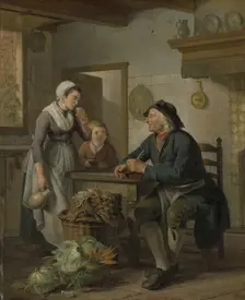Morning Visit, 1796. Creator: Adriaan De Lelie