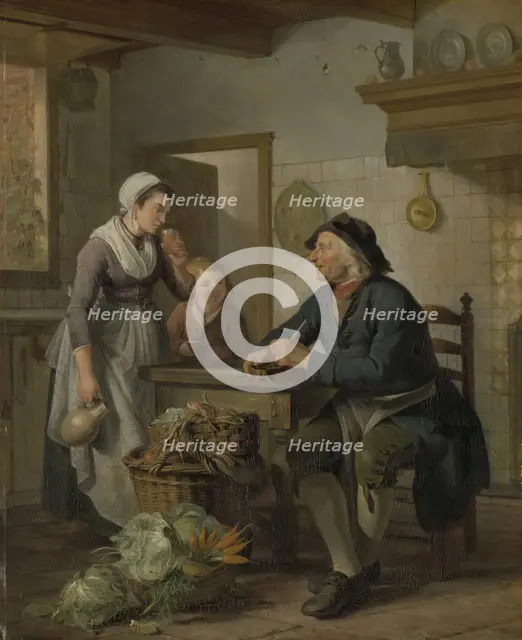 Morning Visit, 1796. Creator: Adriaan De Lelie.