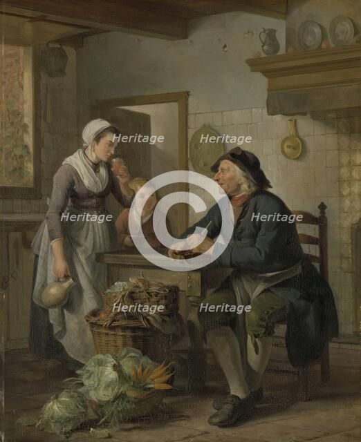 Morning Visit, 1796. Creator: Adriaan De Lelie.