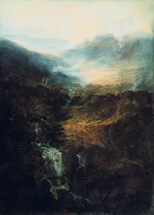 Morning amongst the Coniston Fells, Cumberland 1798. Artist: JMW Turner