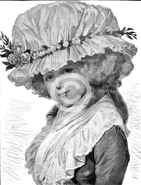 "Morning" by L. Rossi, at the gallery of Messrs. A. Tooth and Sons, Haymarket, 1881. Creator: Eugène Froment.