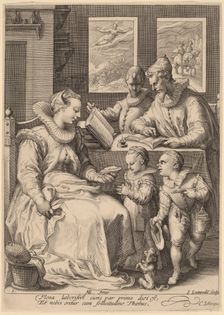 Morning, c.1595-1598. Creator: Jan Saenredam