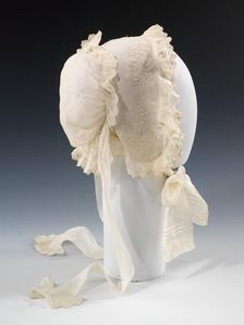 Morning cap, American, 1837. Creator: Unknown