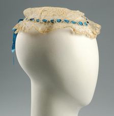 Morning cap, American, ca. 1865. Creator: Unknown