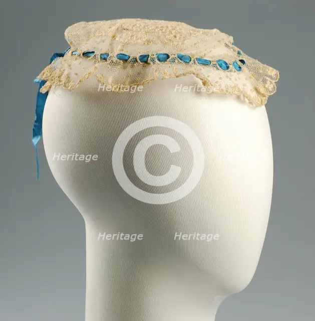 Morning cap, American, ca. 1865. Creator: Unknown.