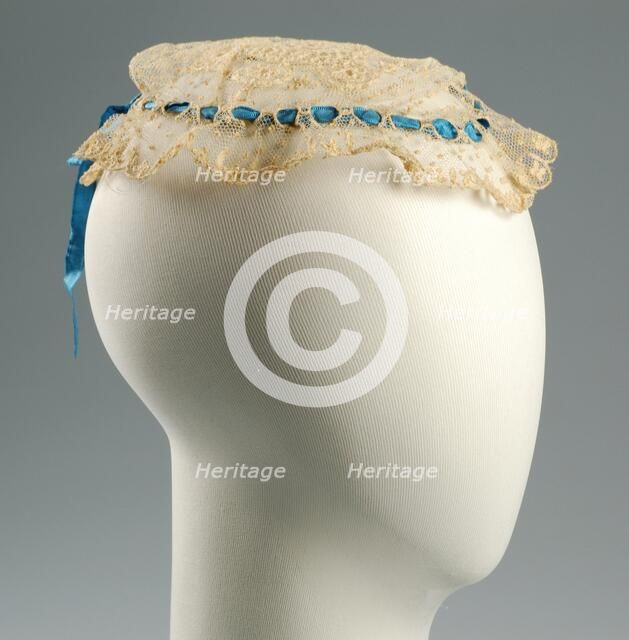 Morning cap, American, ca. 1865. Creator: Unknown.